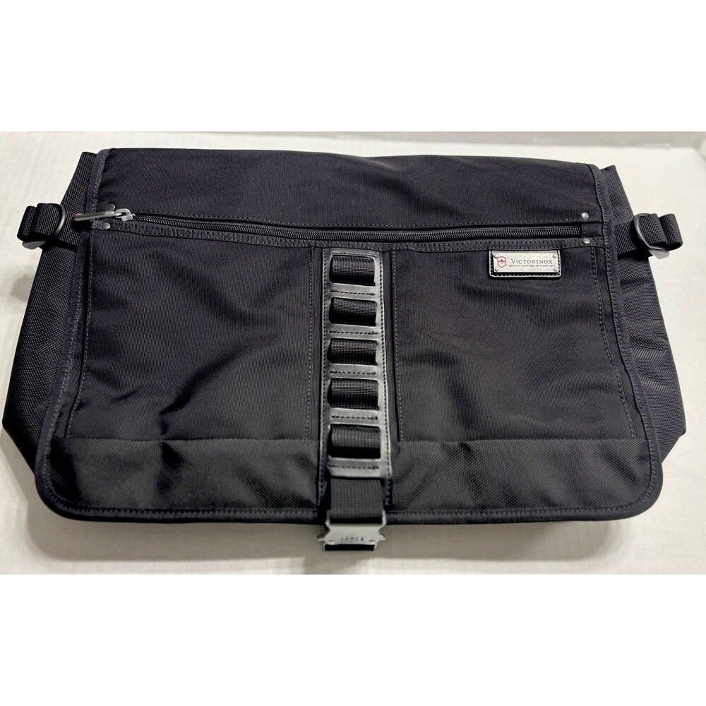 Victorinox Vintage Precision Gear Nylon Travel Messenger Attache Briefcase Bag - Picture 3 of 11